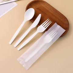 Talheres de CPLA descartáveis